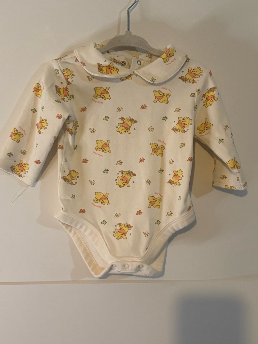 Vintage Disney Winnie the Pooh Bodysuit Baby 3-6M